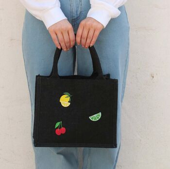 The Multi Fruit Mini Jute Bag, 6 of 8