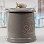 Ceramic Cat Treat Storage Jar, thumbnail 3 of 3