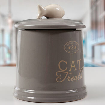 Ceramic Cat Treat Storage Jar, 3 of 3