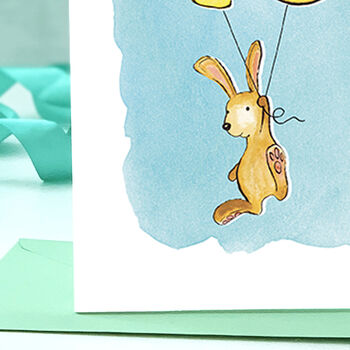 Rabbit 10th Birthday Card, 2 of 7