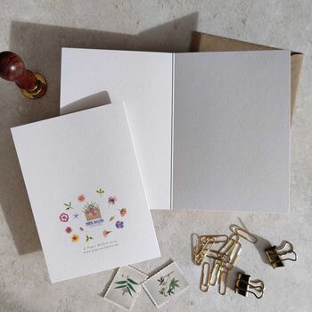 Pressed Wildflowers Set Of Six Note Cards And Envelopes, 6 of 6