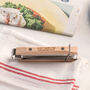 Personalised Wooden Folding BBQ Tongs For Him, thumbnail 4 of 5