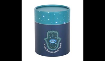 Hamsa Rose Crystal Candle Gift Set, 2 of 3
