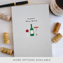 Personalised Wine A5 Cloth Bound Notebook, thumbnail 1 of 8