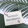 Grandad's Greenhouse Sign With Bees, thumbnail 5 of 5