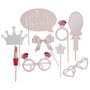 Pink And Silver Princess Themed Photo Booth Party Props, thumbnail 2 of 3
