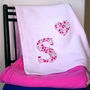 Liberty Initial Baby Blanket Gift For New Baby, thumbnail 4 of 4