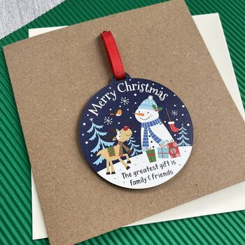 Family And Friends Decoration Christmas Card, 3 of 4