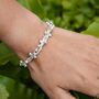 Peppercorn Gold Plated Sterling Silver Bracelet, thumbnail 4 of 7