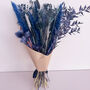 Navy Dried Flower Bunch, thumbnail 2 of 3