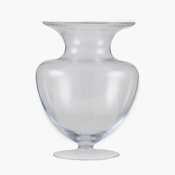 Leverton Footed Glass Vase, 2 of 5