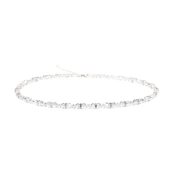 Swarovski Plain Crystal And Diamante Wedding Bracelet, 4 of 7