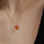 9ct Gold Citrine Necklace, thumbnail 2 of 4