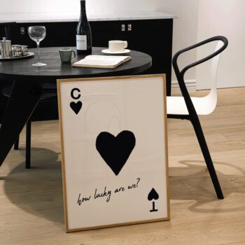 Personalised How Lucky Are We Print, 3 of 8