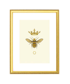 'The Honey Queen Bee' Fine Art Print Colour, 4 of 8