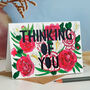 'Thinking Of You' Sympathy Paper Cut Card, thumbnail 1 of 4