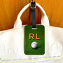 Golf Bag Luggage Tag With Personalised Initials, thumbnail 1 of 2