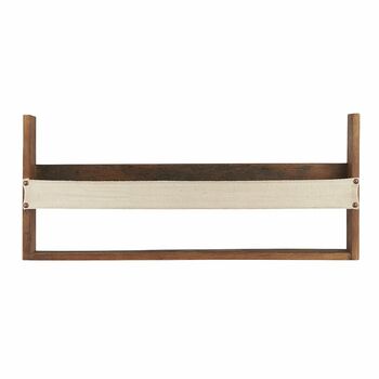 Wooden Shelf With Webbing Strap, 2 of 3