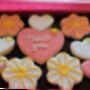 Personalised Hearts And Flowers Cookies, thumbnail 1 of 6