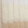 Neutral Ombre Tissue Paper Disc Party Backdrop, thumbnail 3 of 3