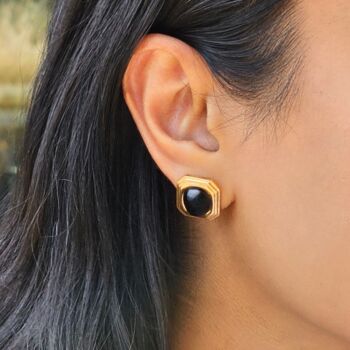 Black Agate Earrings, 8 of 8