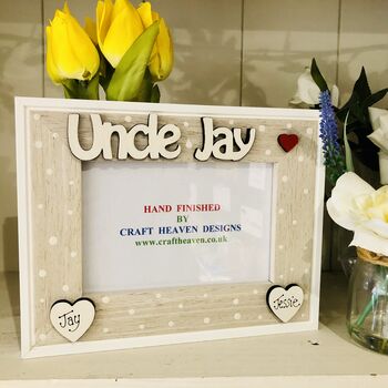 Personalised Uncle Photo Frame 40th Birthday Gift, 3 of 7