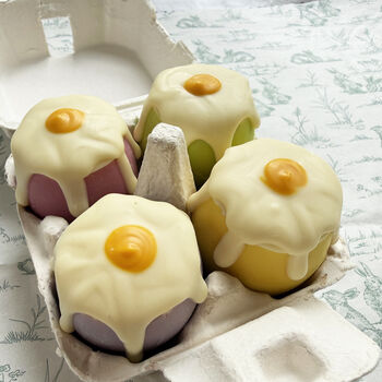 Four Soft Centred Drippy Eggs | Easter Gifting, 5 of 7