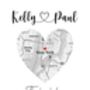 Personalised Engagement Map Print | Gift For Engagement, thumbnail 4 of 6