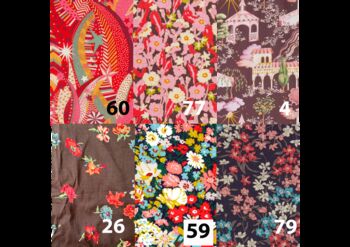 Liberty London Hair Bow Clips Set Of Two /50 Prints, 10 of 12