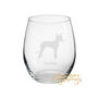 Personalised Mexican Hairless Xoloitzcuintle Dog Engraved Glass, thumbnail 1 of 3