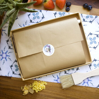 Make Your Own Bamboo Beeswax Food Wraps Gift Set, 5 of 12