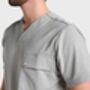 Ultimate Comfort Fleece Lined Scrub Top, thumbnail 2 of 7