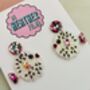 Puffer Fish Glitter Resin Earrings / Ocean Lover Gift / Sea Life Statement Jewellery / Cute Marine Accessories, thumbnail 5 of 5