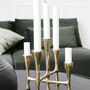 Tristy Brass Candle Holder, thumbnail 3 of 4