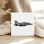 Red Arrow Jet – Aviation Greeting Card, thumbnail 1 of 6
