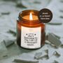 Taylor Swift Gift, Listening To Life Of A Showgirl Again Candle With Matches, thumbnail 2 of 12
