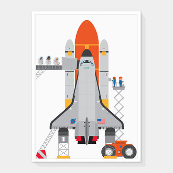 Space Shuttle Rocket Print, 4 of 6