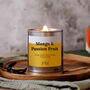 Mango And Passion Fruit Wood Wick Candle, Summer Home Fragrance, thumbnail 1 of 7