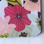Personalised Floral And Watercolour Stripe Mouse Mat, thumbnail 2 of 3