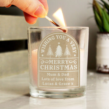 Personalised Christmas Candle Jar, 3 of 3