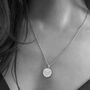 Engraved Sterling Silver Zodiac Constellation Necklace, thumbnail 4 of 9