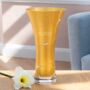 Personalised Coloured Hourglass Crystal Vase With Crystals, thumbnail 1 of 12