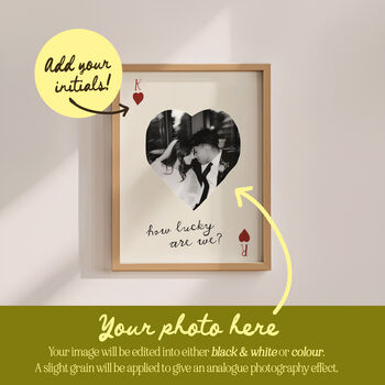 Personalised “How Lucky Are We?” Photo Print, 3 of 12