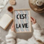 C'est Lie Vie French Retro Giclée Art Print, thumbnail 3 of 7