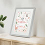 Personalised On The Day You Were Born Woodland Framed Print, thumbnail 5 of 10