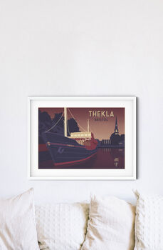 Thekla Bristol Travel Poster Art Print, 2 of 6