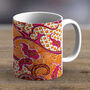 Pink And Orange Kitenge Print Mug Fabric 13, thumbnail 2 of 2