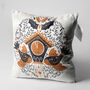 White Xmas Cushion Cover With Cuckoo Clock And Birds, thumbnail 3 of 7