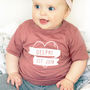 Baby's Name Heart Tattoo T Shirt, thumbnail 1 of 4