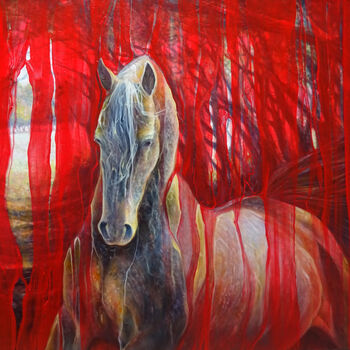 Oil Painting, Horse Metamorphosis, 5 of 6